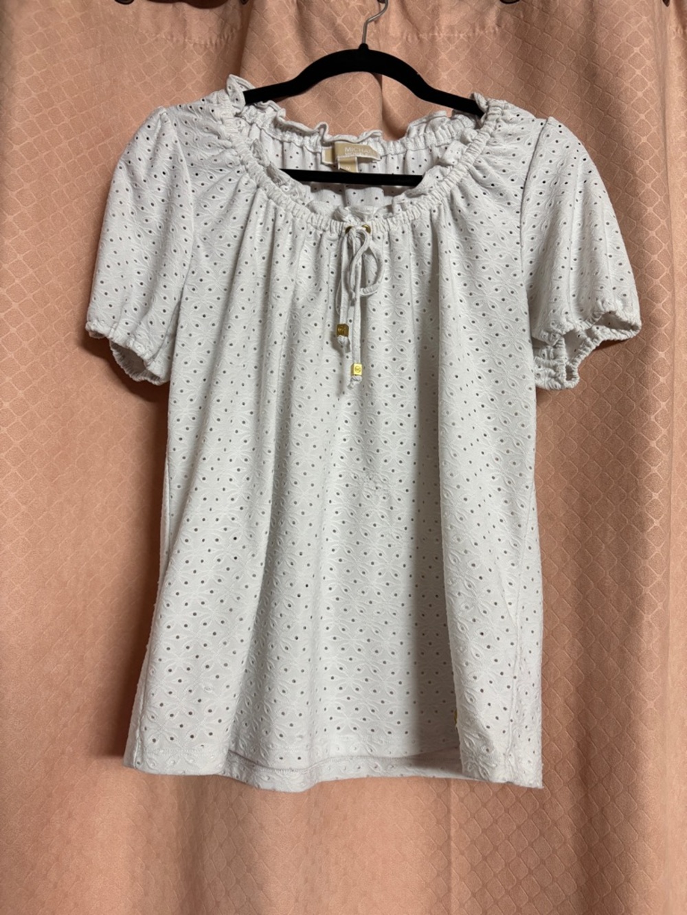 Michael Kors - Women’s Eyelet Top - White